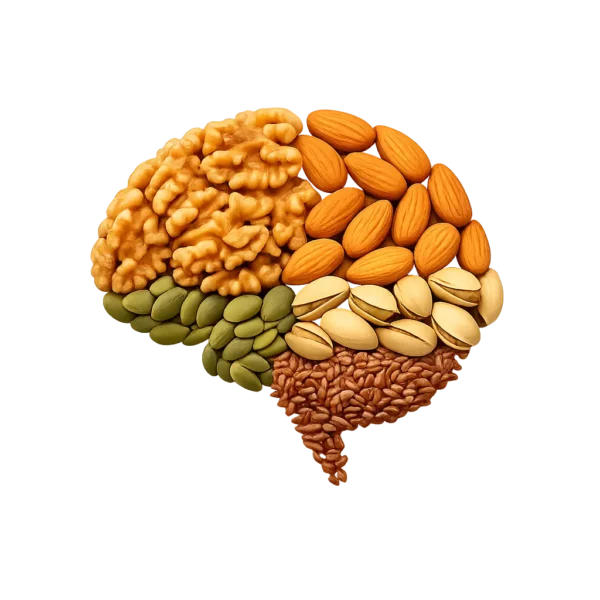 Brain Booster combo walnut, pumkin seeds, flax seeds, almond, pista