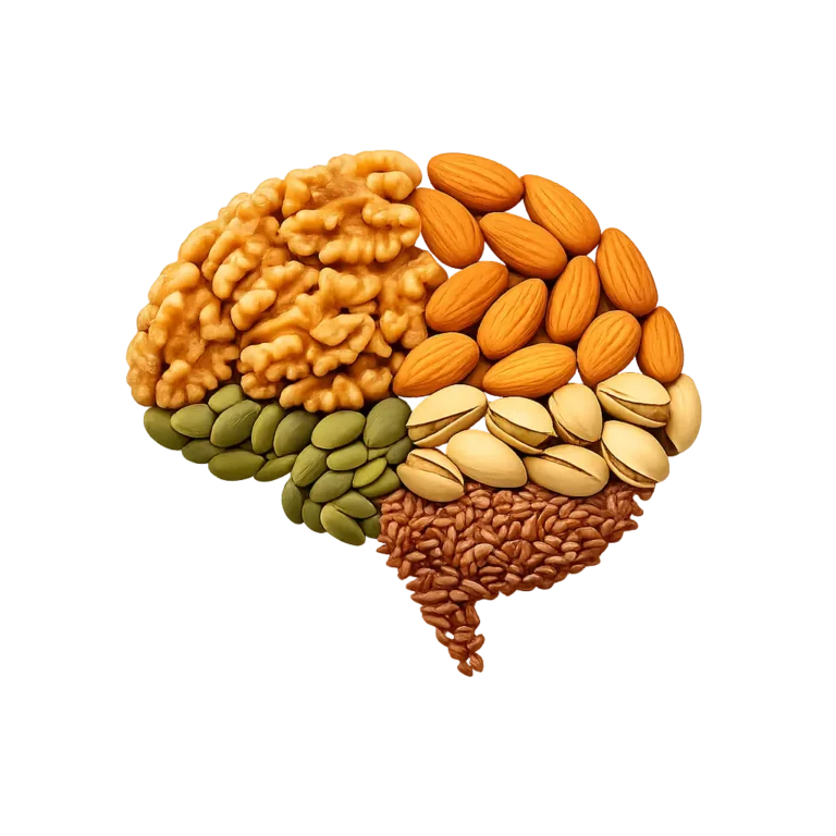 Brain Booster combo walnut, pumkin seeds, flax seeds, almond, pista