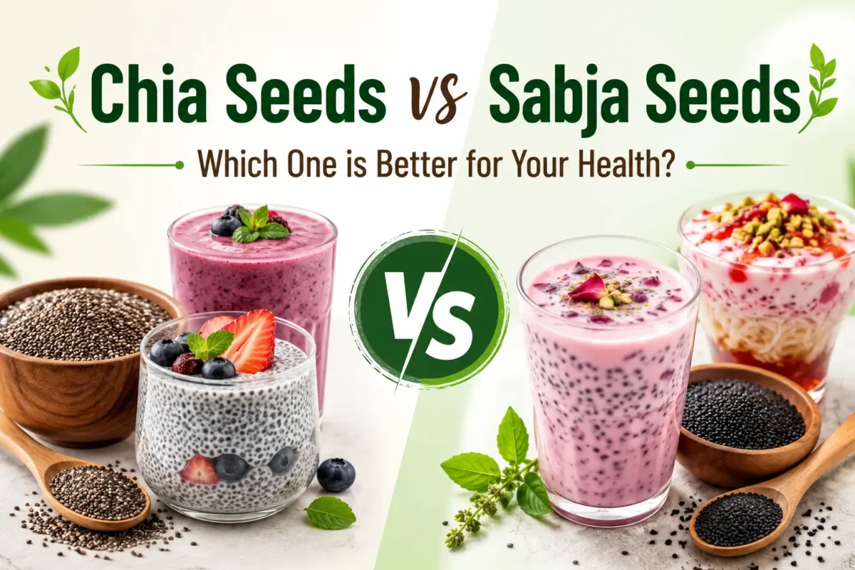 Chia Seeds Vs Sabja Seeds : Which One is Better for Your Health