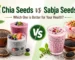 Chia Seeds Vs Sabja Seeds : Which One is Better for Your Health