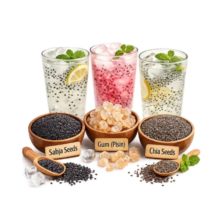 Body Cooler Combo | Sabja Seeds, Badam Pisin & Chia Seeds | Zam Zam Nuts