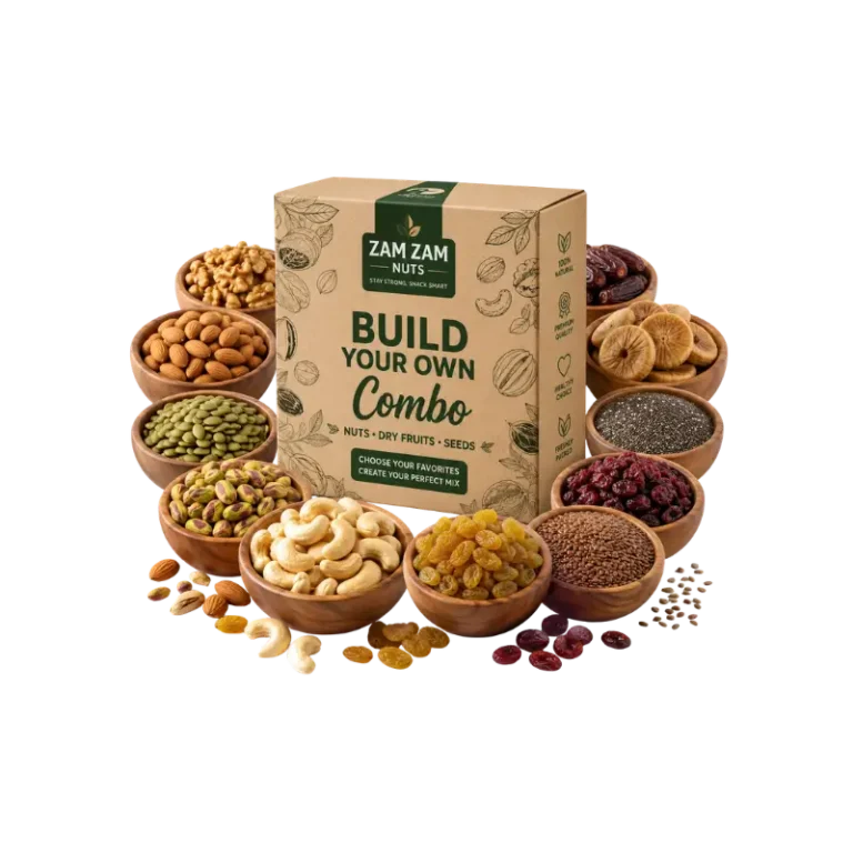 Build Your Own Nuts, Dry Fruits & Seeds Combo | Custom Healthy Mix - Zam Zam Nuts