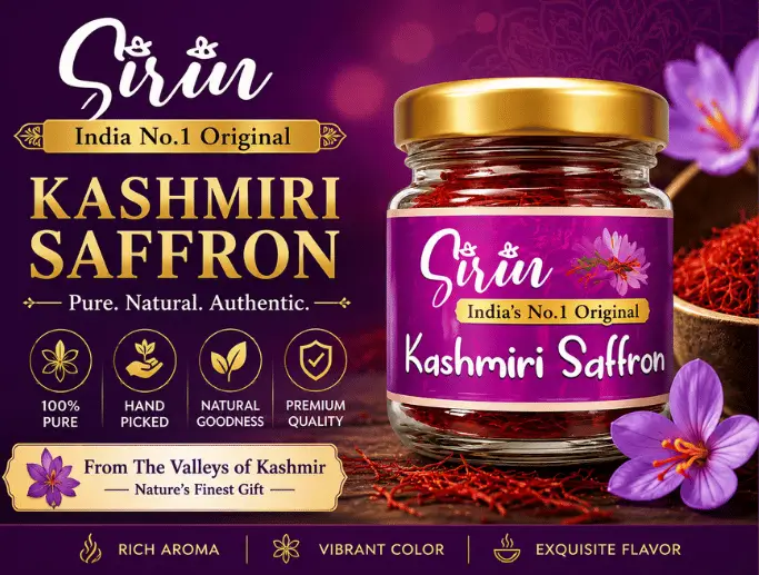 Kashmir Saffron zam zam nuts